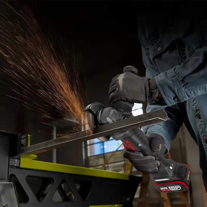 Kress KUH10.9 20Volt 125mm Kömürsüz Profesyonel Şarjlı Devir Ayarlı Avuç Taşlama (Akü Dahil Değildir)