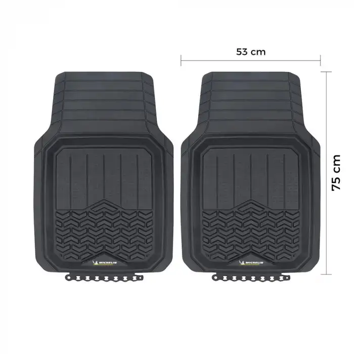 Michelin MC34594 Tüm Araçlara Uyumlu 2 Parça Üniversal 3D Havuzlu Oto Paspas