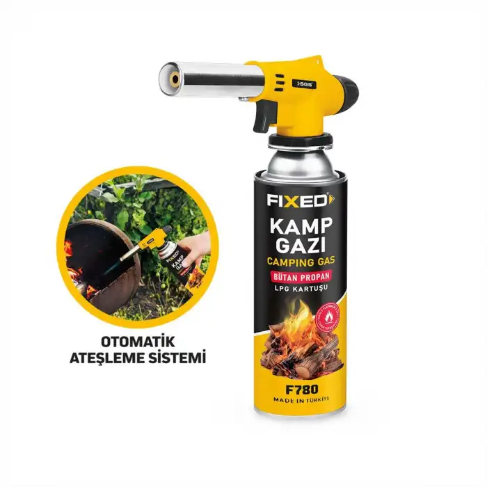 SGS PÜRMÜZ BAŞLIK + KAMP GAZI SETİ