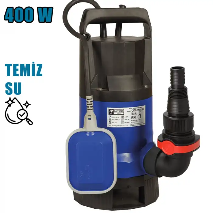 TEMİZ SU DALGIÇ POMPA  7,5 TON 400W