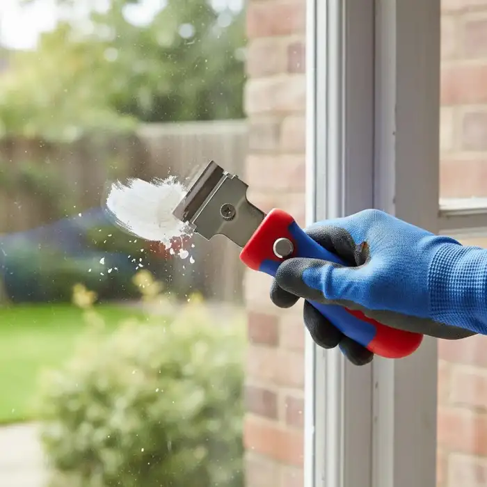 WORKPRO WP219004 40mm Geri Çekilebilir Profesyonel Kazıyıcı + 4 Parça Kazıma Bıçak Seti