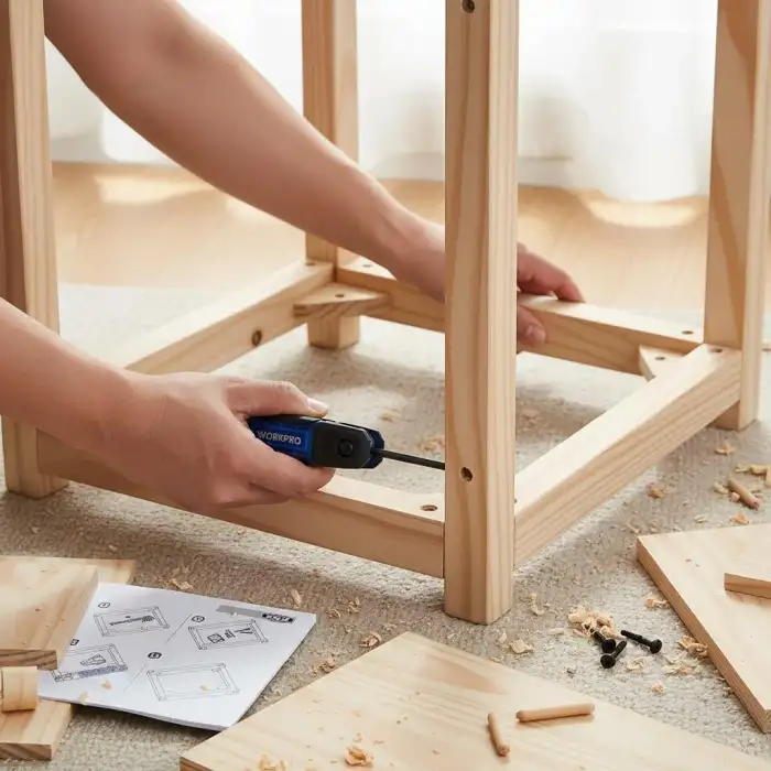 WORKPRO WP222028 8 Parça CR-V Metrik Çakı Tipi Profesyonel Allen Anahtar Takımı