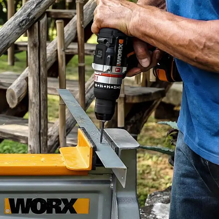 WORX WX-JCR 20Volt/2.0Ah Li-ion Çift Akülü Kömürsüz Profesyonel Darbeli Şarjlı Matkap