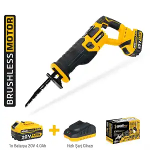 SGS AKÜLÜ TİLKİ KUYRUĞU SETİ 185 MM 1*4.0 Ah (KÖMÜRSÜZ MOTOR)