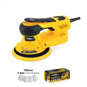 SGS ZIMPARA MAKİNESİ EKSANTRİK 350 WATT (KÖMÜRSÜZ MOTOR)