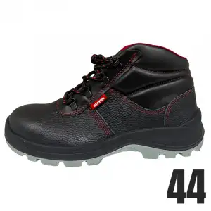 Baskılı Deri Çelik Burun ve Çelik Arataban Bot Çift Dansite PU-PU Taban