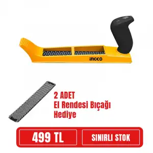El Rendesi 250mm (2 adet HBP02250-99 BIÇAK HEDİYELİ)
