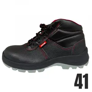 İŞ GÜVENLİĞİ BOTU Deri Çelik Burun Çift Dansite PU-PU Taban