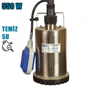 TEMİZZ SU DALGIÇ POMPA  10 TON 550W