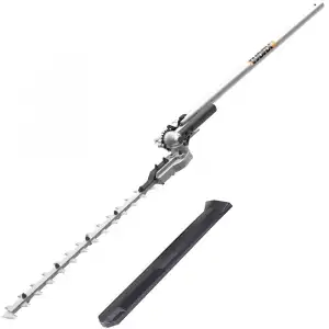 WORX WA0220 WG186E.1 ile Uyumlu 43CM Teleskobik Uzatmalı Açı Ayarlı Çit Budama Başlığı