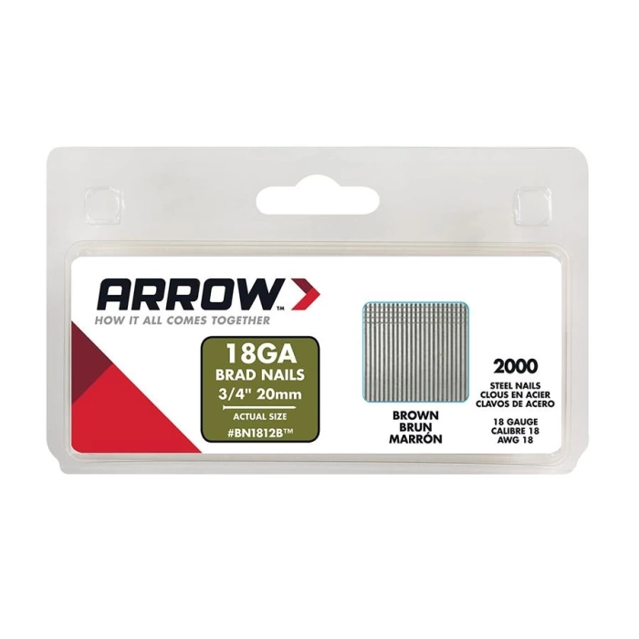 Arrow BN1812 20mm 2000 Adet Profesyonel Kesik Başlı Çivi