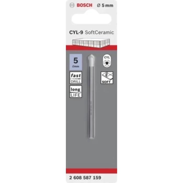 Bosch CYL-9 Serisi Seramik Matkap Ucu 5x70 mm