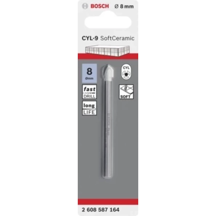 Bosch CYL-9 Serisi Seramik Matkap Ucu 8x80 mm