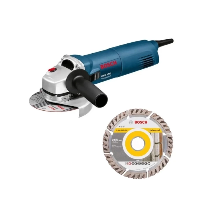 Bosch GWS 1400 + Diamond Disc