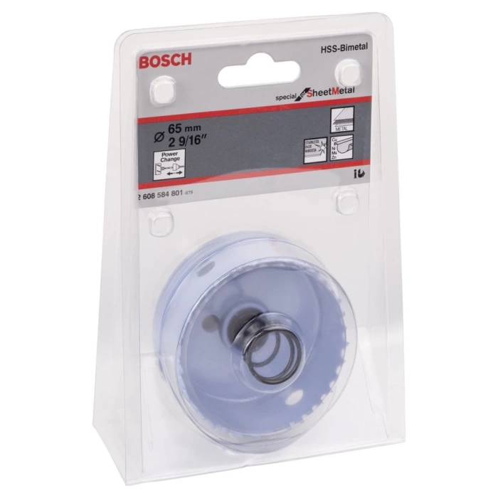 Bosch Special Serisi Metal Ve Inox Malzemeler için Delik Açma Testeresi 65 mm