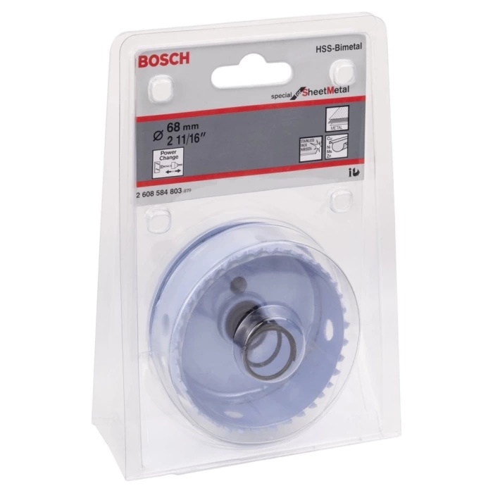 Bosch Special Serisi Metal Ve Inox Malzemeler için Delik Açma Testeresi 68 mm