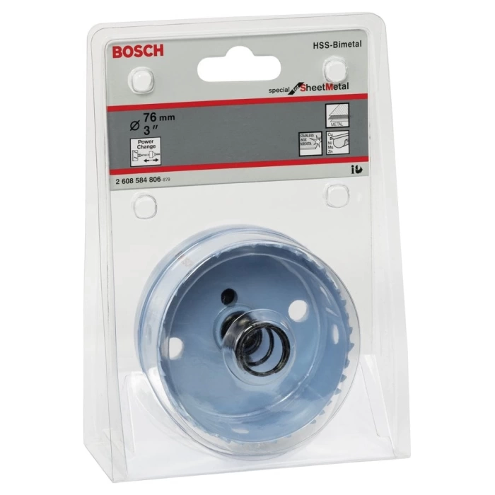 Bosch Special Serisi Metal Ve Inox Malzemeler için Delik Açma Testeresi 76 mm