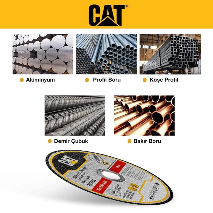 CAT DA10126 350mm Universal Metal Profil Kesme Taşı