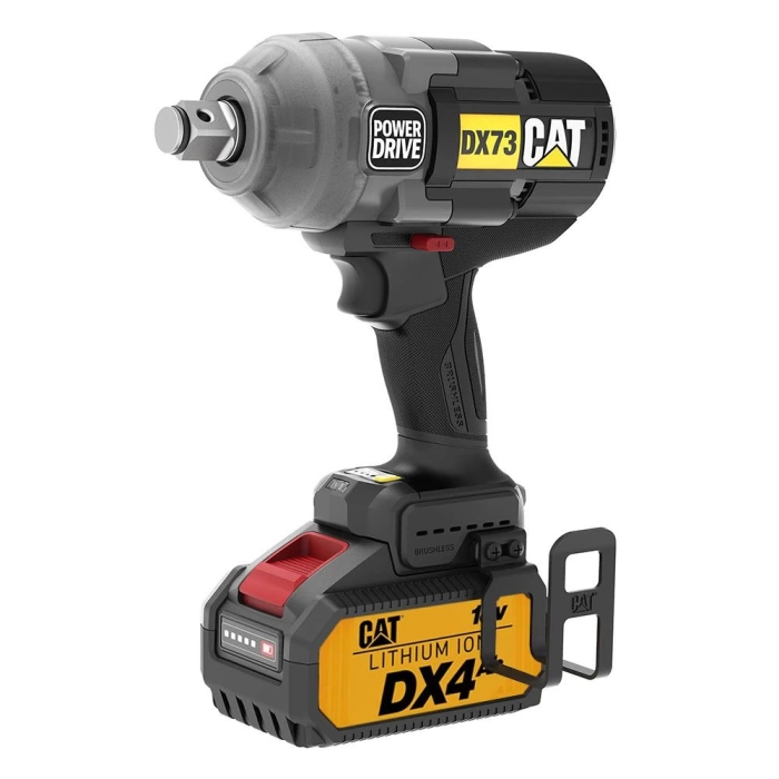 CAT DX73 18Volt 4.0 Ah. Çift Akülü 1700/2100Nm Kömürsüz Profesyonel Şarjlı Somun Sıkma