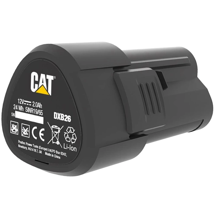 CAT DXB26 12Volt 2.0Ah. Li-ion Yedek Akü