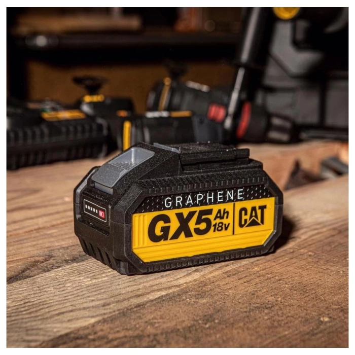 CAT GXB5 18Volt/5.0Ah GRAPHENE Li-Polimer ONE FOR ALL Profesyonel Yedek Akü