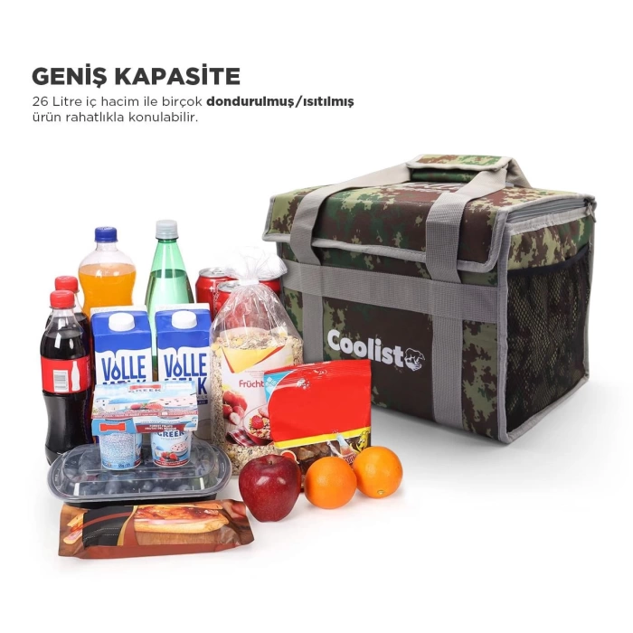 Coolist CL26C 26 Litre Katlanabilir Termos Bez Çanta / Buzluk