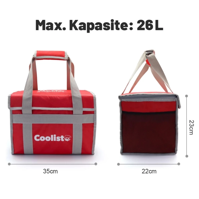 Coolist CL26R 26 Litre Katlanabilir Termos Bez Çanta / Buzluk