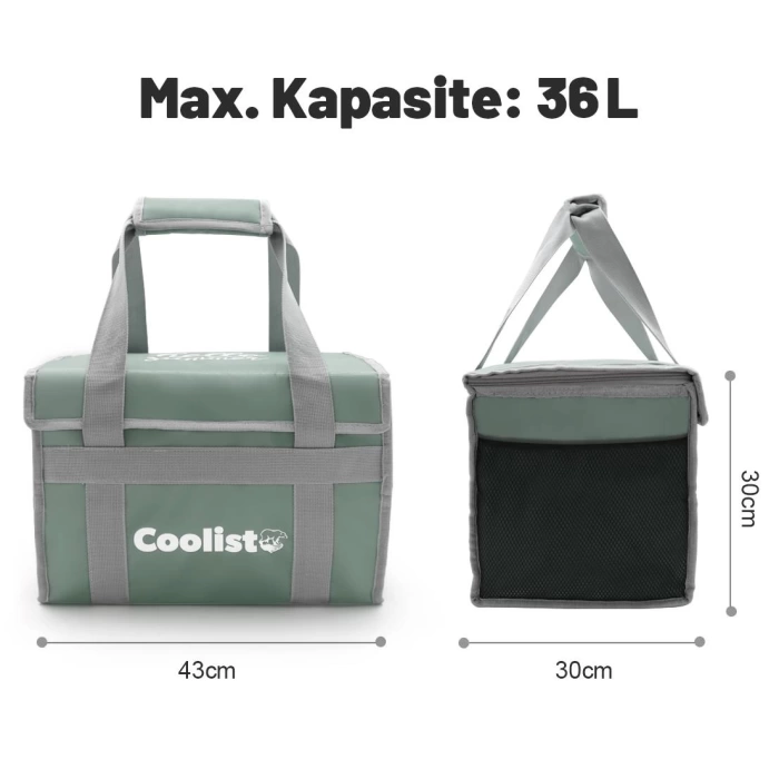 Coolist CL36LG 36 Litre Katlanabilir Termos Bez Çanta / Buzluk