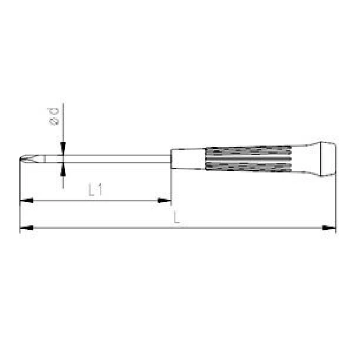 İzeltaş 4520180360 Elektronikçi Tip (Klemens) Yıldız Uçlu Klemens Tornavida 3x60