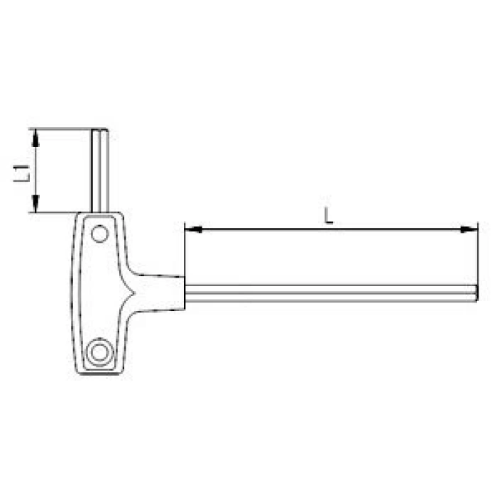 İzeltaş 4920220030 3mm T Tipi Allen Anahtar