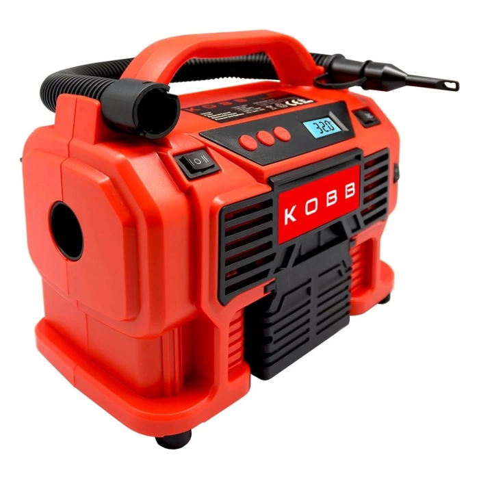 KOBB KB300 12Volt/220Volt 160 PSI Dijital Basınç Göstergeli Lastik & Yatak Şişirme Pompası