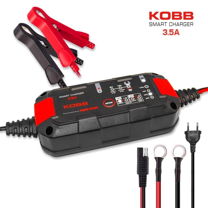 KOBB KBS3500 6V/12V 60Ah Akıllı Akü Şarj ve Akü Bakım Cihazı