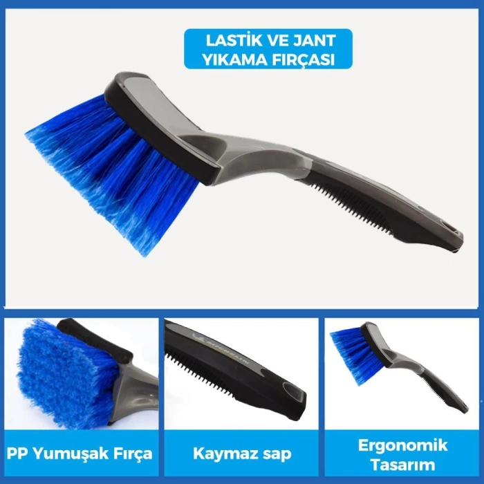 Michelin MC42170 Oto Lastik ve Jant Yıkama Fırçası