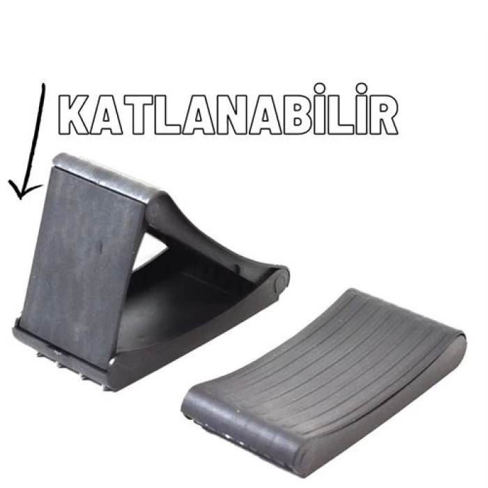 ModaCar Çivili Katlanabilir Kayma Önleyici Katlanır Takoz