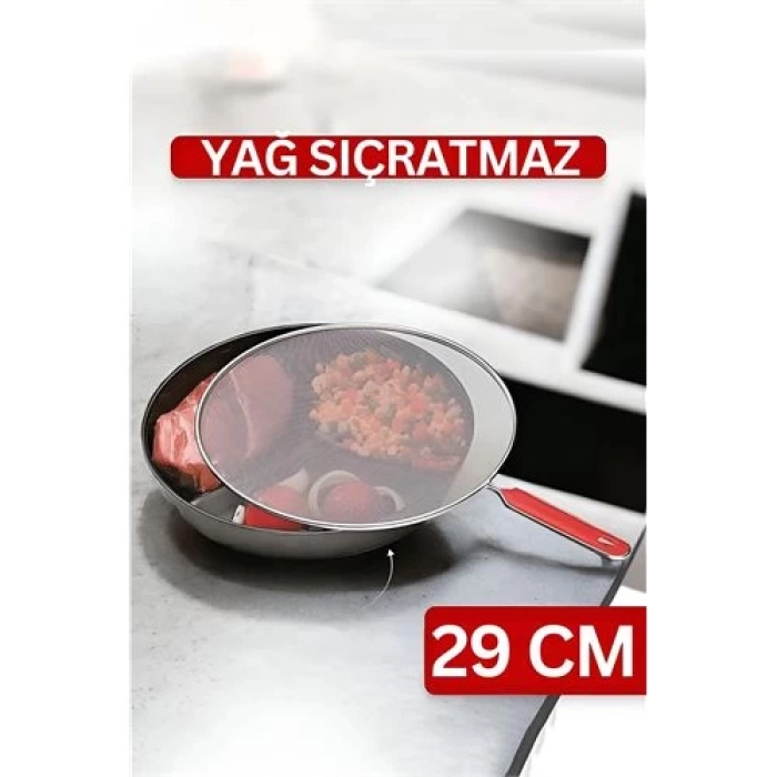 ModaCar Flou Kızartma Yağ Sıçratmaz ve Un Eleği