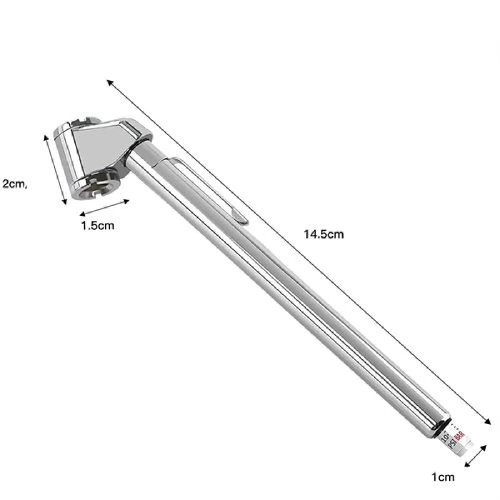 ModaCar Metal Kasalı 120 Psi Lastik Hava Ölçme Saati 422456