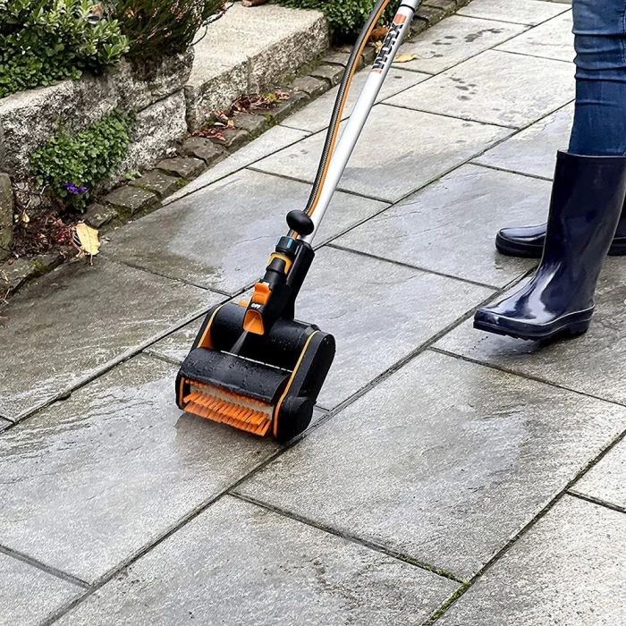 WORX WG441E 20Volt 4.0Ah. Li-ion Tek Akülü 165MM Profesyonel Çok Amaçlı Şarjlı Zemin Fırçası