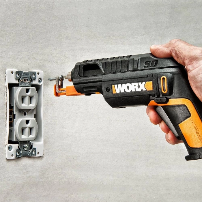 WORX WX255 4Volt/1.5Ah. Li-ion Şarjlı Şarjörlü Tornavida + 6 adet Bits Uç + Vida Tutucu