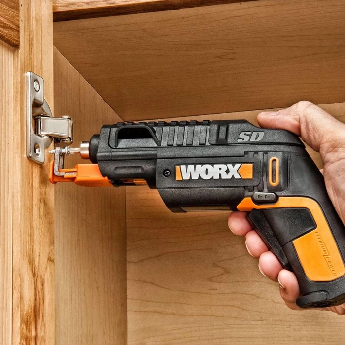 WORX WX255 4Volt/1.5Ah. Li-ion Şarjlı Şarjörlü Tornavida + 6 adet Bits Uç + Vida Tutucu