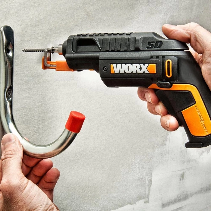 WORX WX255 4Volt/1.5Ah. Li-ion Şarjlı Şarjörlü Tornavida + 6 adet Bits Uç + Vida Tutucu