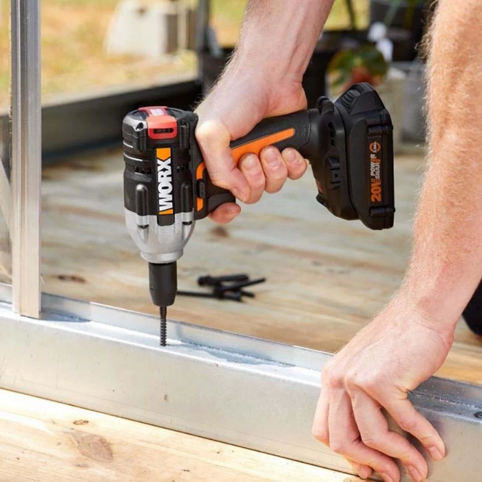 WORX WX261.9C 20Volt/2.0Ah Li-ion Tek Akülü 260Nm Kömürsüz Profesyonel Darbeli Tornavida