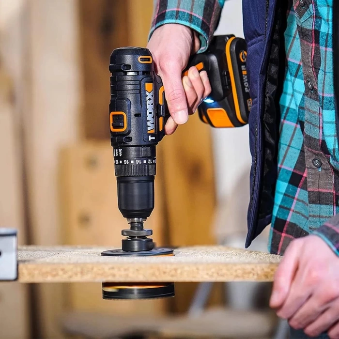 WORX WX370.9C 20Volt/2.0Ah. Li-ion Tek Akülü Profesyonel Şarjlı Darbeli Matkap