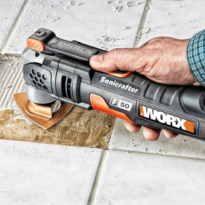 WORX WX681 450Watt Profesyonel Çok Amaçlı Devir Ayarlı Kesme Raspalama ve Zımpara + 39 Adet Aksesuar