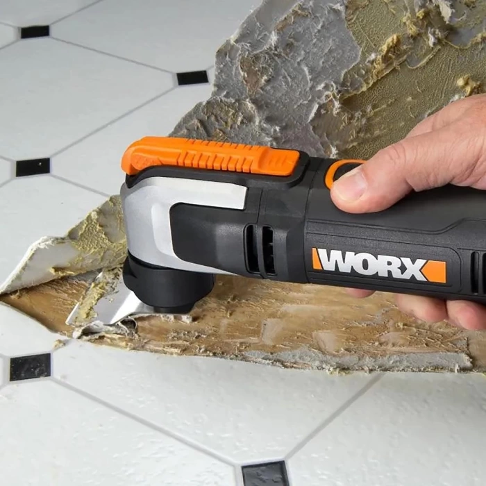 WORX WX686 250Watt Profesyonel Çok Amaçlı Devir Ayarlı Kesme Raspalama ve Zımpara + 19 Adet Aksesuar