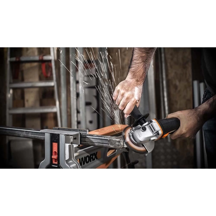 WORX WX800.9 20Volt 115mm Profesyonel Avuç Taşlama (Akü Dahil Değildir)