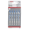 Bosch Ekonomik Seri Metal İçin T 118 A Dekupaj Testeresi Bıçağı - 5Li Paket