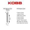 KOBB KBZ15F 15mm 2500 Adet F/E/J/8 Serisi Ağır Hizmet Tipi Kesik Başlı Çivi