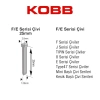 KOBB KBZ25F 25mm 2500 Adet F/E/J/8 Serisi Ağır Hizmet Tipi Kesik Başlı Çivi