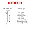 KOBB KBZ40F 40mm 2500 Adet F/E/J/8 Serisi Ağır Hizmet Tipi Kesik Başlı Çivi