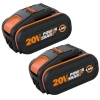 WORX WA3553.2 20Volt 4.0Ah. 2’li Paket Li-ion PowerShare Yedek Akü